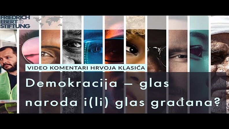 Novi video komentar Hrvoja Klasica Demokracija glas naroda i li glas gradana 