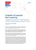 Problem of learned non-learning