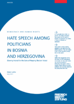 Hate speech among politicians in Bosnia and Herzegovina
