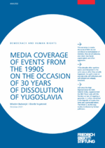 Media coverage of events from the 1990s on the occasion of 30 years of dissolution of Yugoslavia