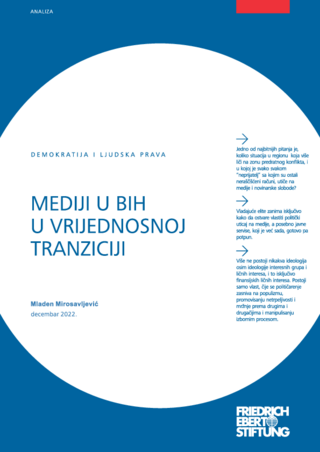 Mediji u BiH u vrijednosnoj tranziciji